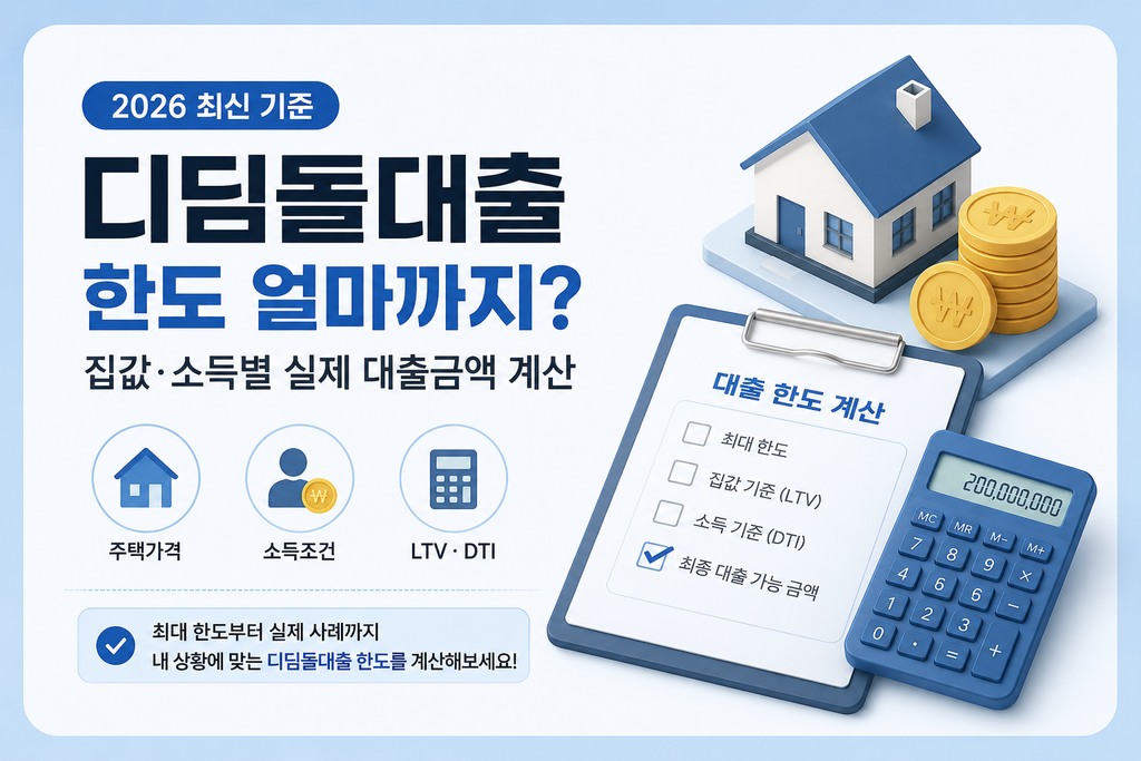 디딤돌 대출 한도 얼마까지?